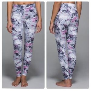 Lululemon Wunder Under High Rise Rose Leggings